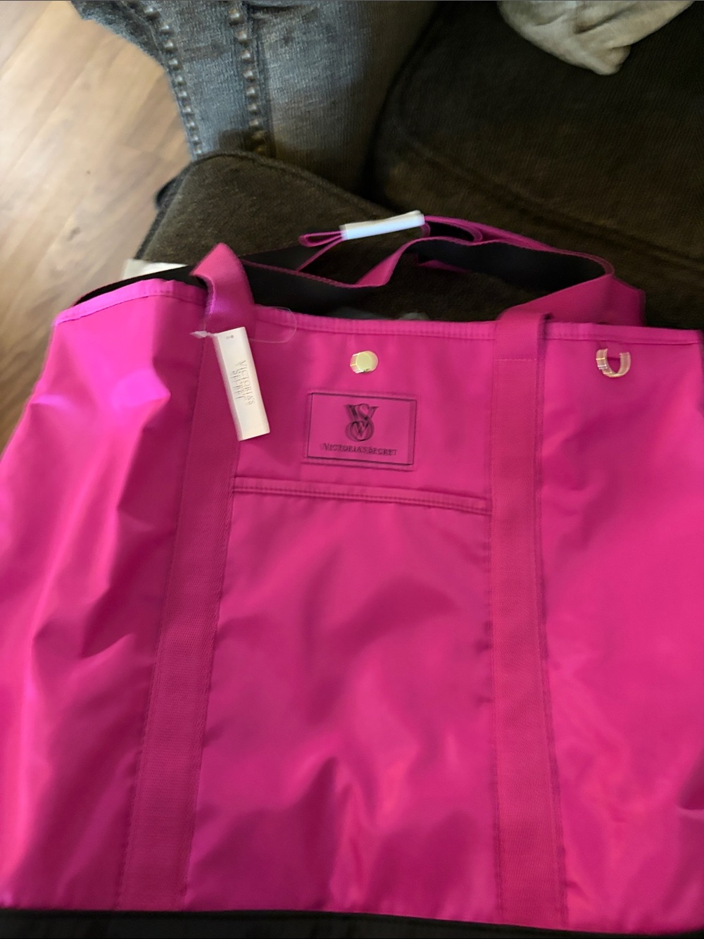 NWT VIctoria Secrets large tote bag with shoulder straps included